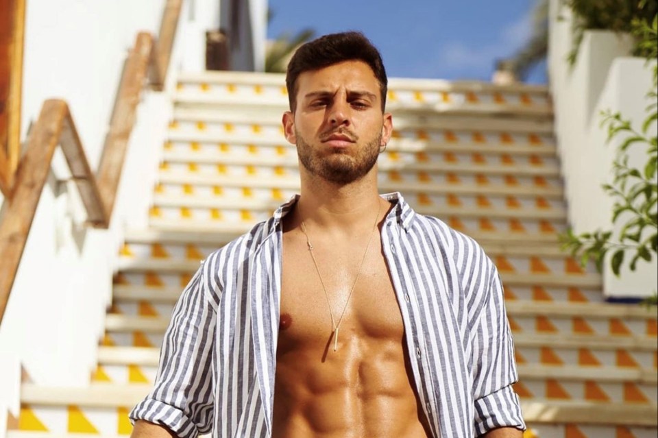 Vito shows off his ripped physique