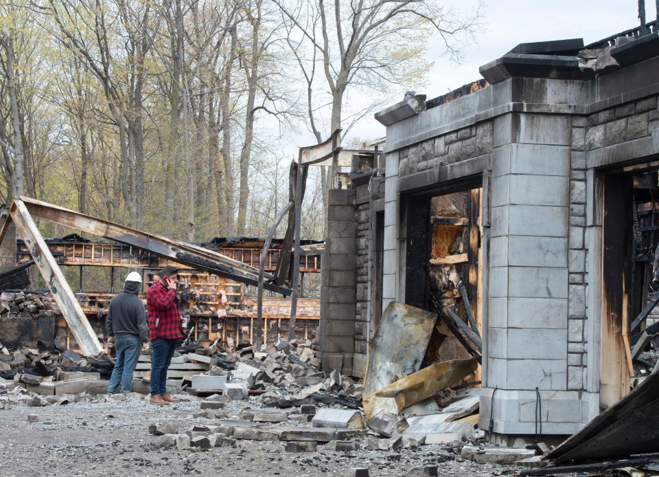 Antoon's £16m mansion was burnt down