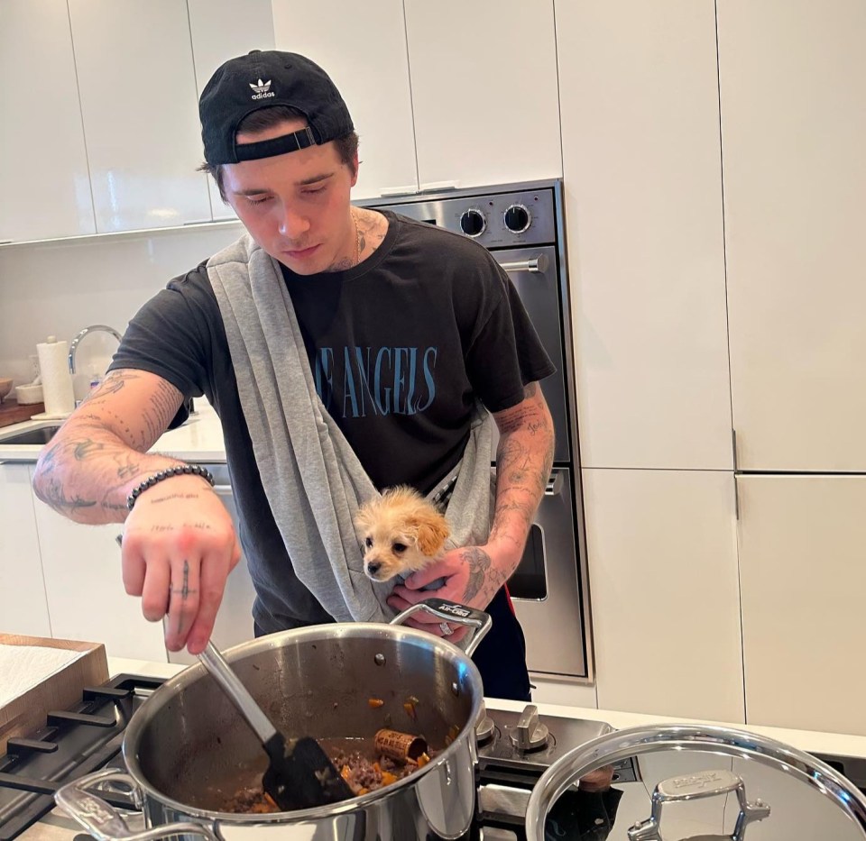 Brooklyn Beckham has been mocked by fans after making an embarrassing blunder in his latest cookery video
