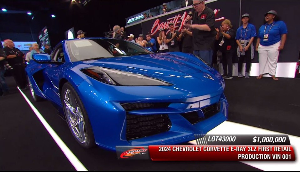 FAST BUCK Quickest Chevrolet Corvette ever to be built sells at charity auction for an eye-watering amount,