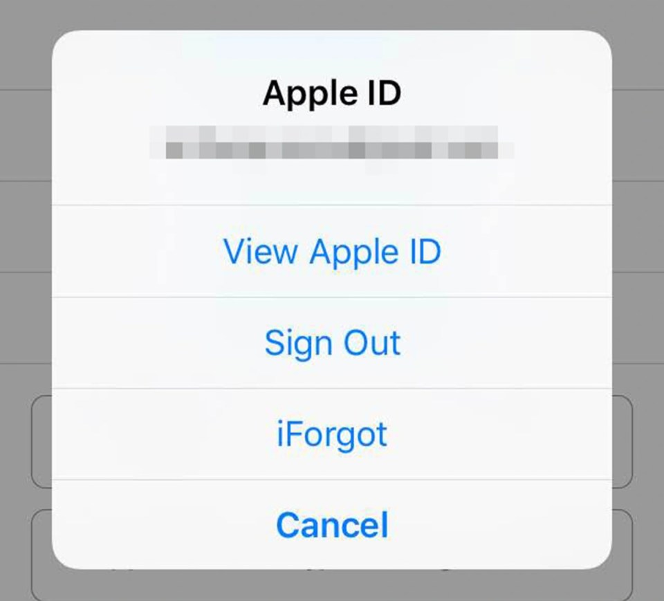 First, go to your App store and in the Featured section, click on your Apple ID to sign out