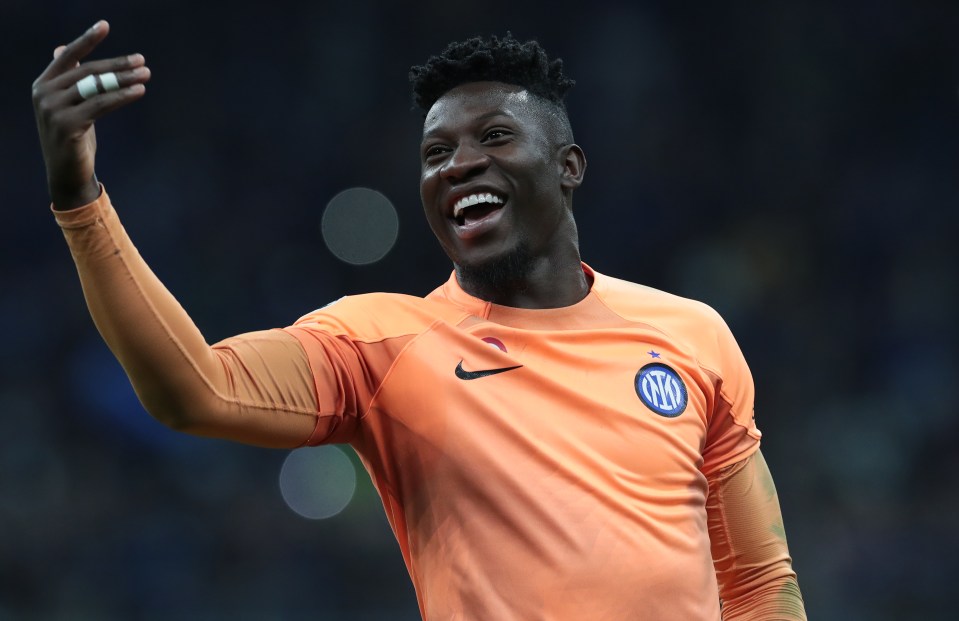 Andre Onana is said to be content to see out his long Inter contract
