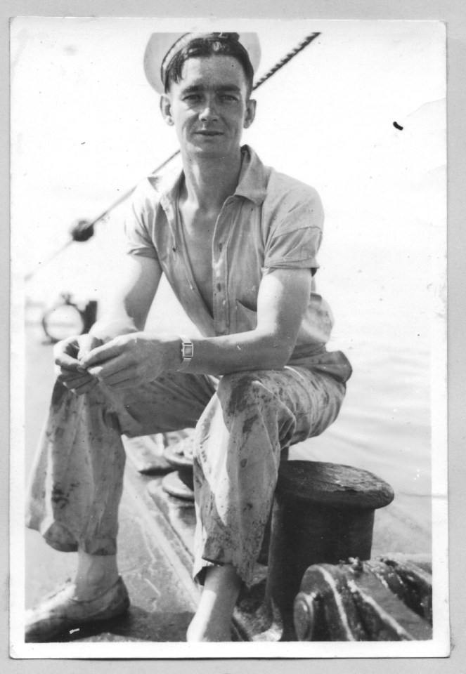 Petty Officer Colin Duffay pictured above
