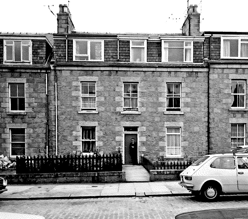 45 years on from when Brenda’s battered body was found on the floor of her flat, above, justice was finally served