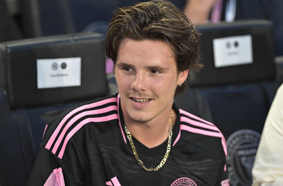 Mandatory Credit: Photo by Michele Eve Sandberg/Shutterstock (14017274bx) Cruz Beckham during the Club de Futbol Cruz Azul vs. Inter Miami CF, at DRV PNK Stadium on July 21, 2023 in Fort Lauderdale, Florida Club de Futbol Cruz Azul v Inter Miami CF, Leagues Cup football match, DRV PNK Stadium, Fort Lauderdale, USA, USA - 21 Jul 2023