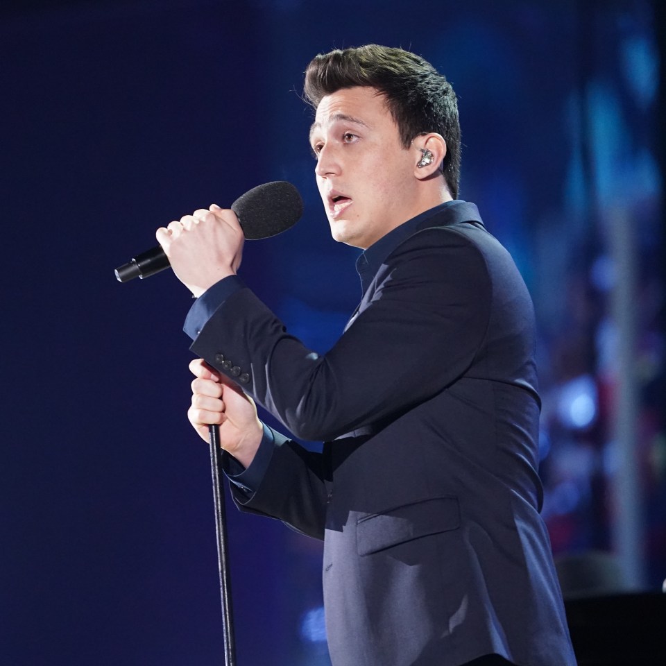 Zak Abel ,  Picture ARTHUR EDWARDS The Sun     .......     7th May 2023, The Kings Coronation Concert at Windsor Castle