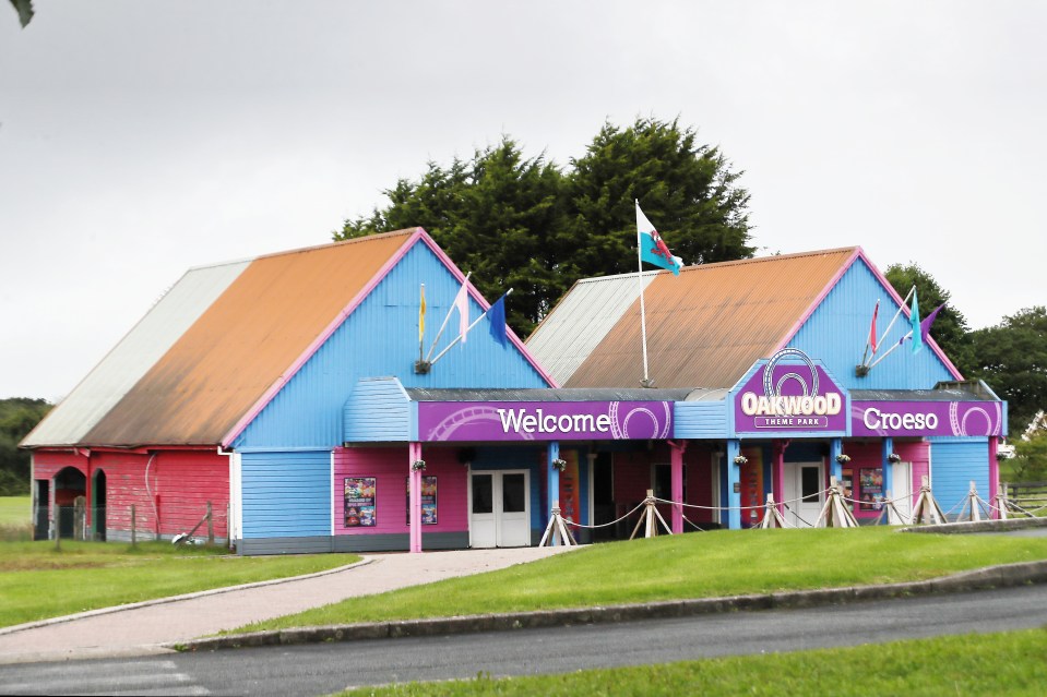 Oakwood Theme Park is located in Tenby, Wales