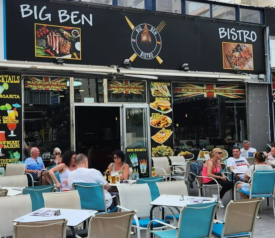 The Big Ben Bistro in Benidorm has been dubbed Salt Beni
