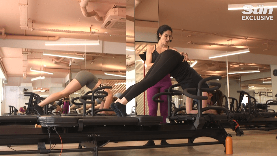 The workout promises to 'strip fat, builds lean muscle and chisel the core'