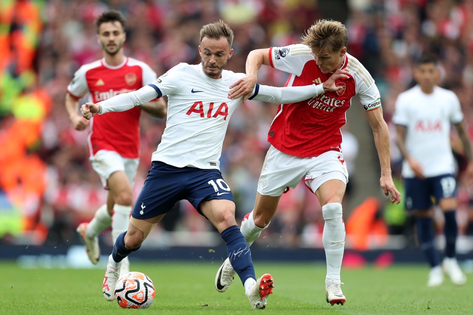 James Maddison and Martin Odegaard have inspired their sides to the Premier League summit