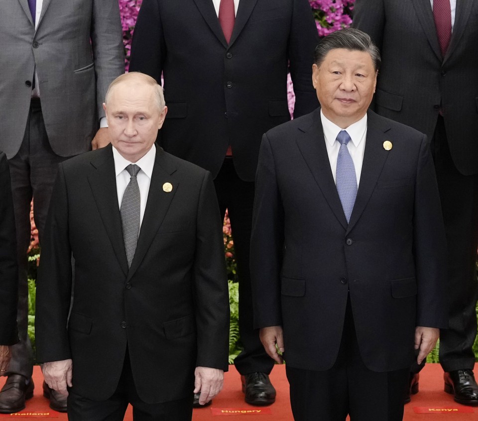 It came just after the Kremlin dictator completed his high-profile trip to China