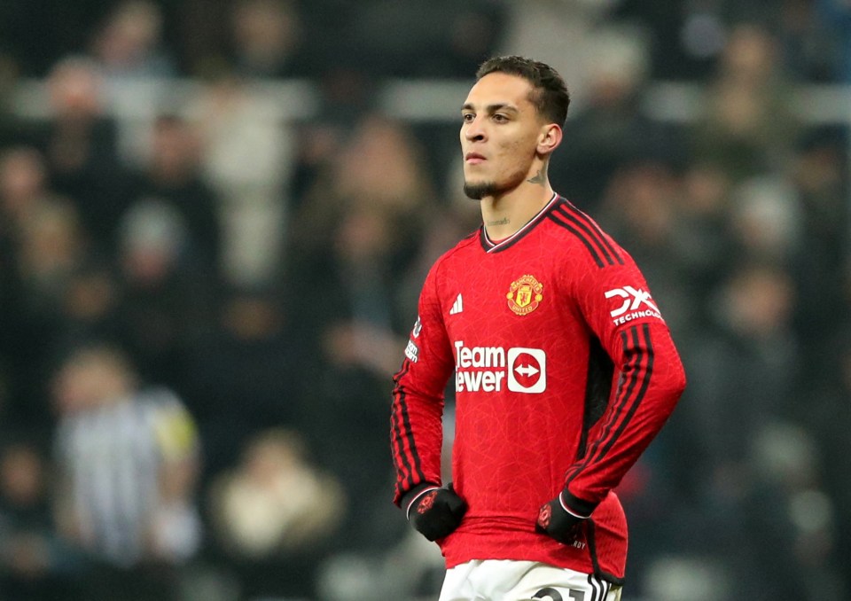 Antony has struggled to find form at Man Utd this term