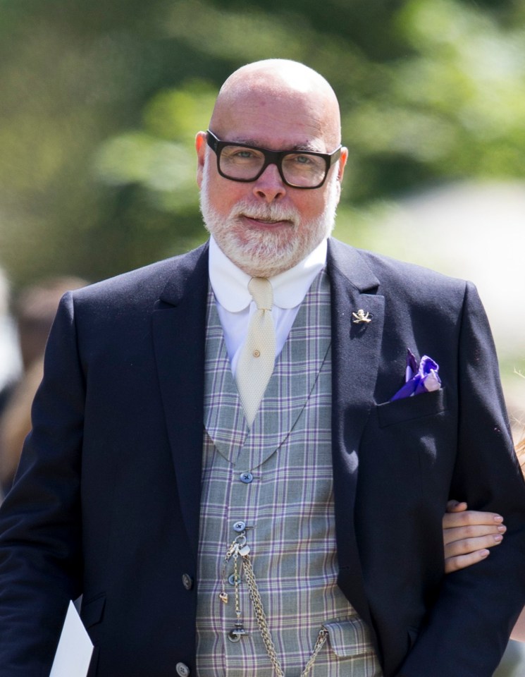 ENGLEFIELD GREEN, ENGLAND - MAY 20: Gary Goldsmith attends the wedding of Pippa Middleton and James Matthews at St Mark's Church on May 20, 2017 in Englefield Green, England. (Photo by UK Press Pool/UK Press via Getty Images)