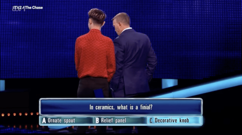 The Chase's Bradley Walsh had to give a contestant a stern warning during the latest episode