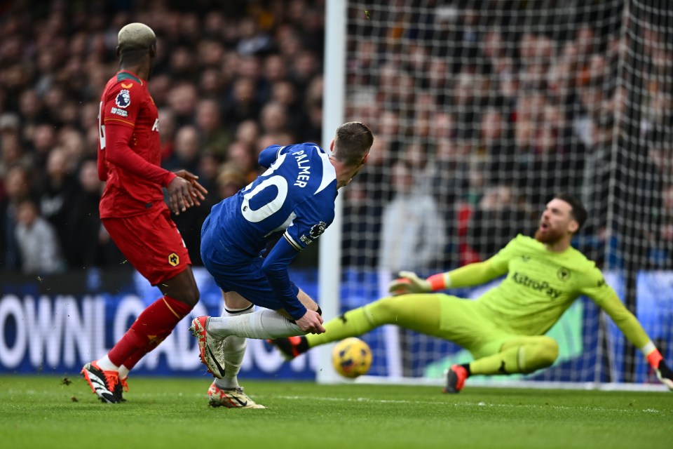 The ex-Manchester City man tucked home from close range