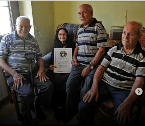 The Melis family live in the remote village of Perdasdefogu in Sardinia and hold a Guinness world record for longevity
