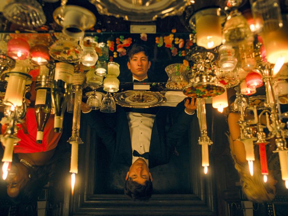 The actor has been nominated for Best Actor at tonight’s Baftas for his role in hit film Saltburn