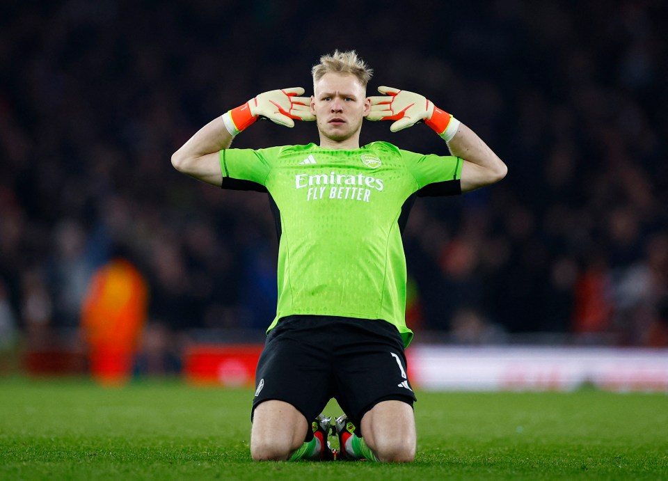 Ramsdale responds to Bees' fans after Arsenal's victory