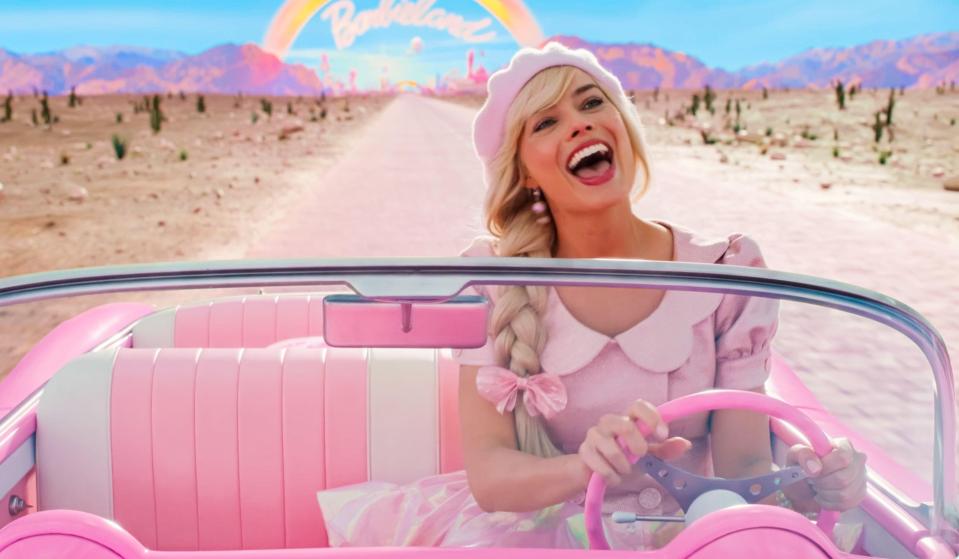 Margot Robbie stars in the blockbuster Barbie movie