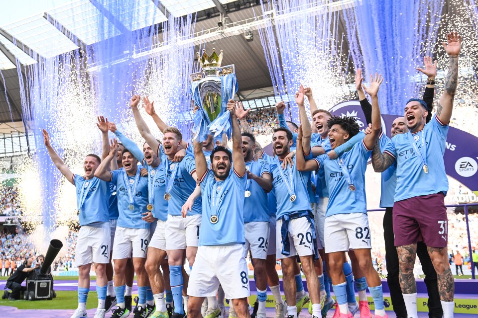 Manchester City, Arsenal and Liverpool are all battling for the Prem title