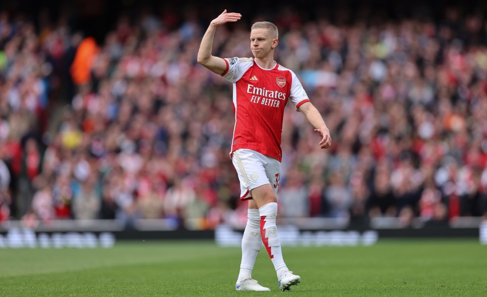 Oleksandr Zinchenko struggled against Aston Villa on Sunday afternoon