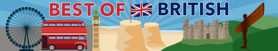 a poster that says best of british on it