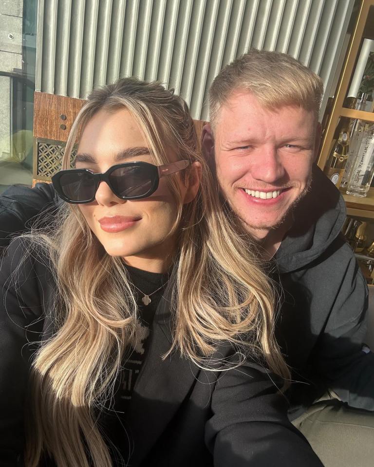 Georgina Ramsdale is also a beneficiary of the Arsenal policy with husband Aaron Ramsdale