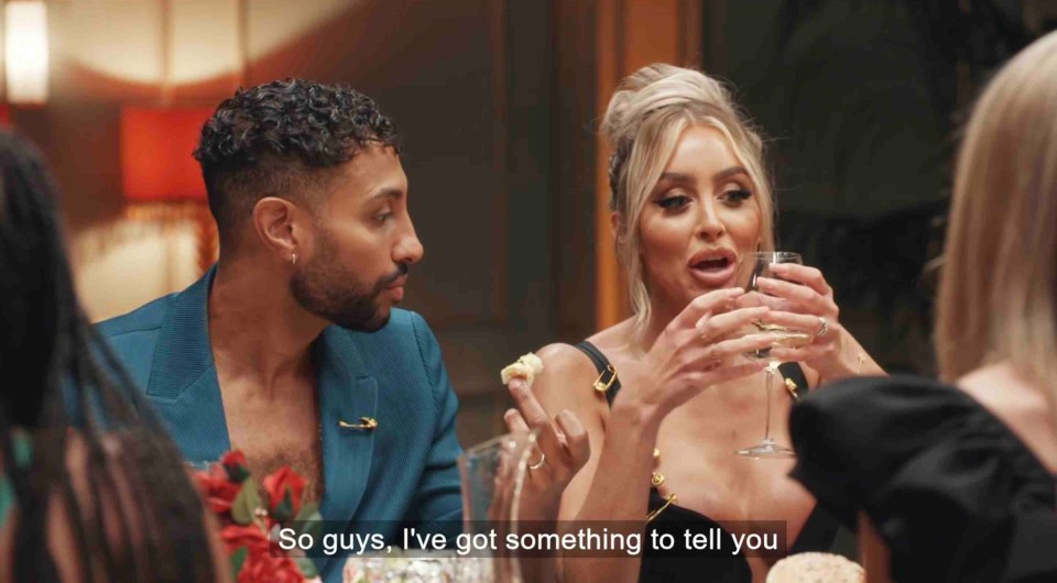Ella with co-star Nathanial on MAFS