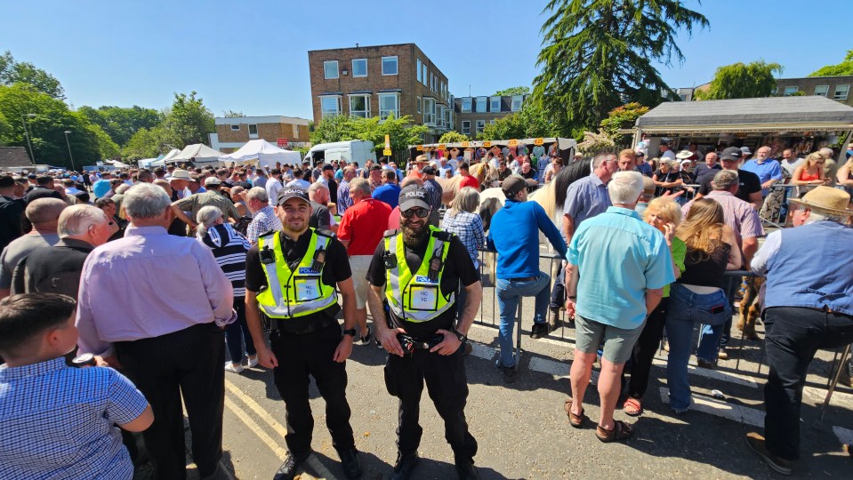 Hundreds more arrived at the Wickham Horse Fair by the afternoon