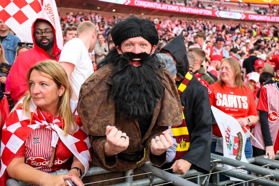 Aaron Ramsdale was seen at the Championship play-off final