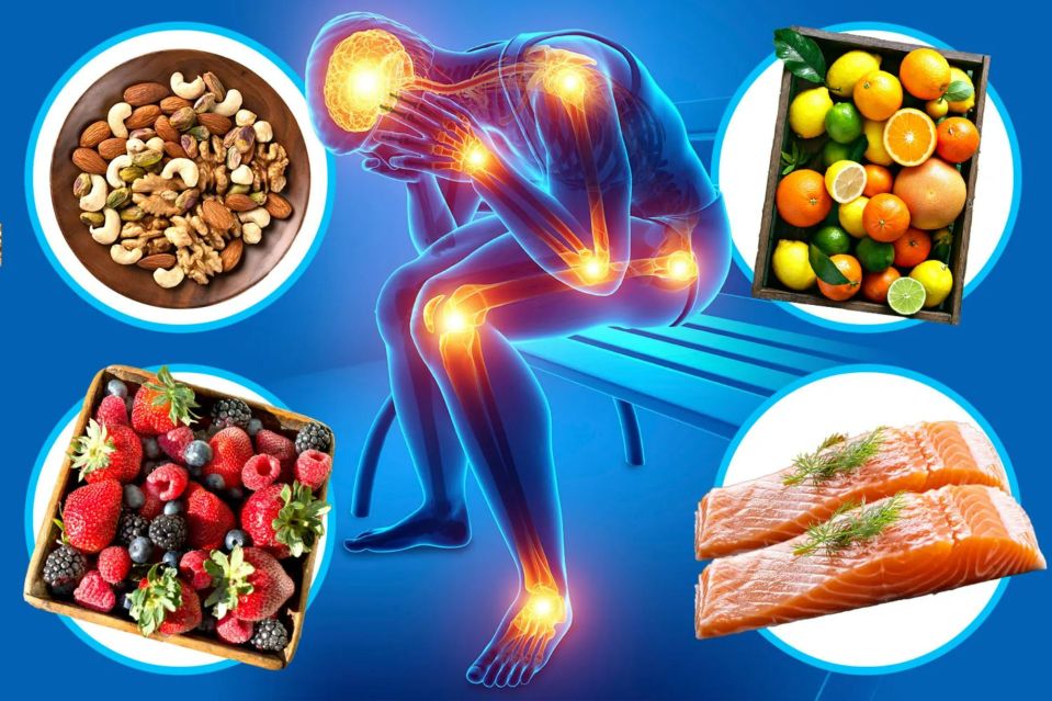 Eating four groups of foods might also help curb the inflammation process, Prof Calder said