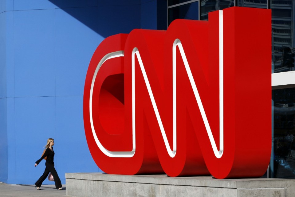 BHBA45 Entrance, CNN Headquarters , Atlanta, Georgia, USA