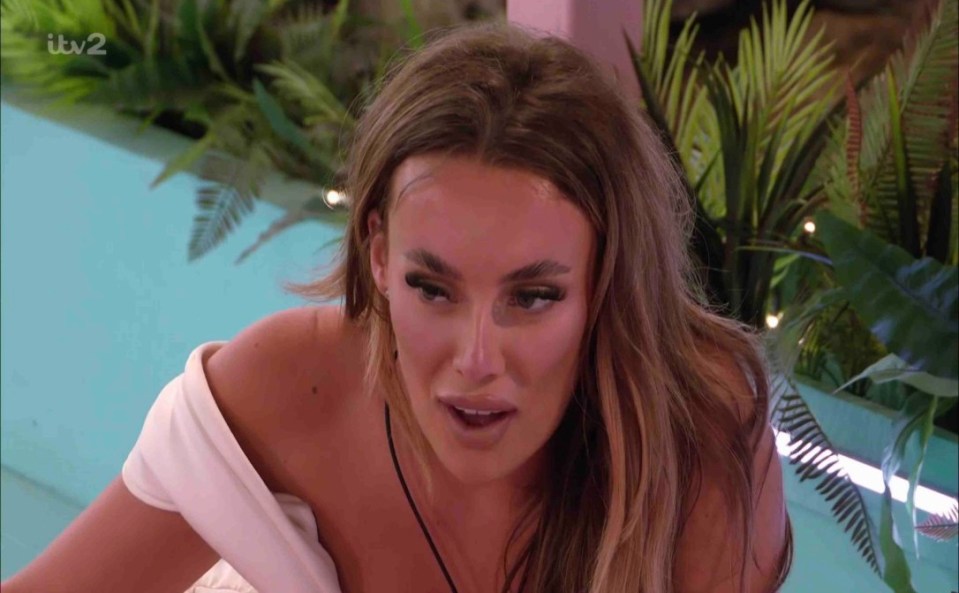EROTEME.CO.UK FOR UK SALES: Contact Caroline 00 44208 374 8542 If bylined must credit ITV2 Love Island Picture Shows: Jess White chats to Matilda Draper, Nicole Samuel and then Harriett Blackmore. She then tells Harriett that Ronnie Vint said if she had recoupled with hi rather than Sean Stone, then things might have been different now, but that infuriated Harriett. NON-EXCLUSIVE Date: Monday 24th June 2024 Job: 240624UT13 London, UK EROTEME.CO.UK Disclaimer note of Eroteme Ltd: Eroteme Ltd does not claim copyright for this image. This image is merely a supply image and payment will be on supply/usage fee only.
