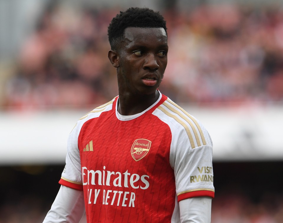 Arsenal are prepared to sell Eddie Nketiah this summer