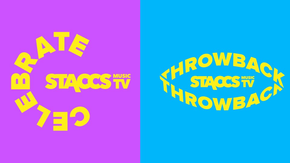 Staccs TV Throwback and Staccs TV Celebrate will be available to UK viewers on Samsung TV Plus from 13 June
