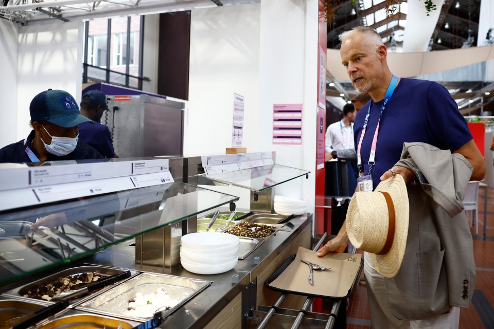 The Olympic village has been slammed for giving out raw meat to athletes