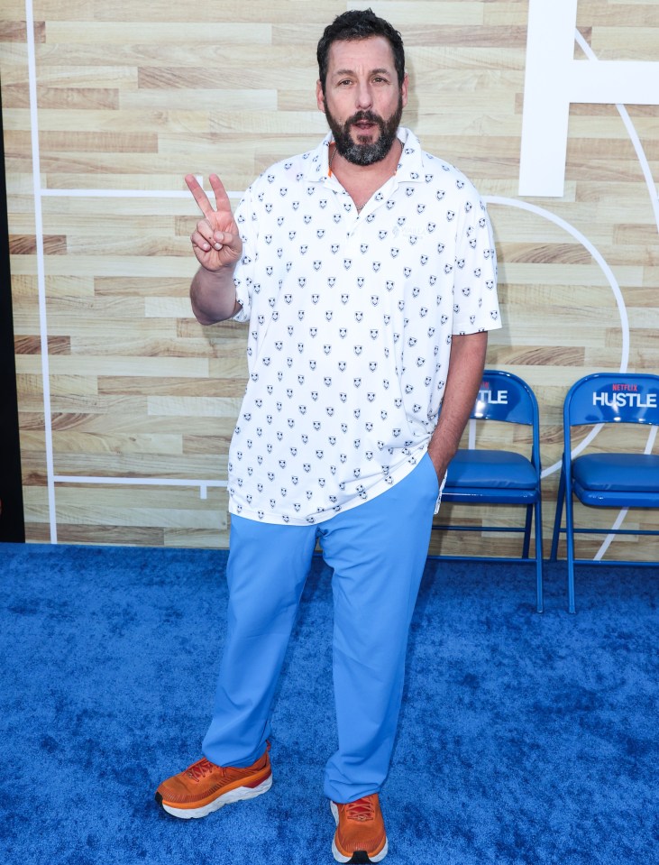 Comedian Adam Sandler, who had a quieter year, earned $72m