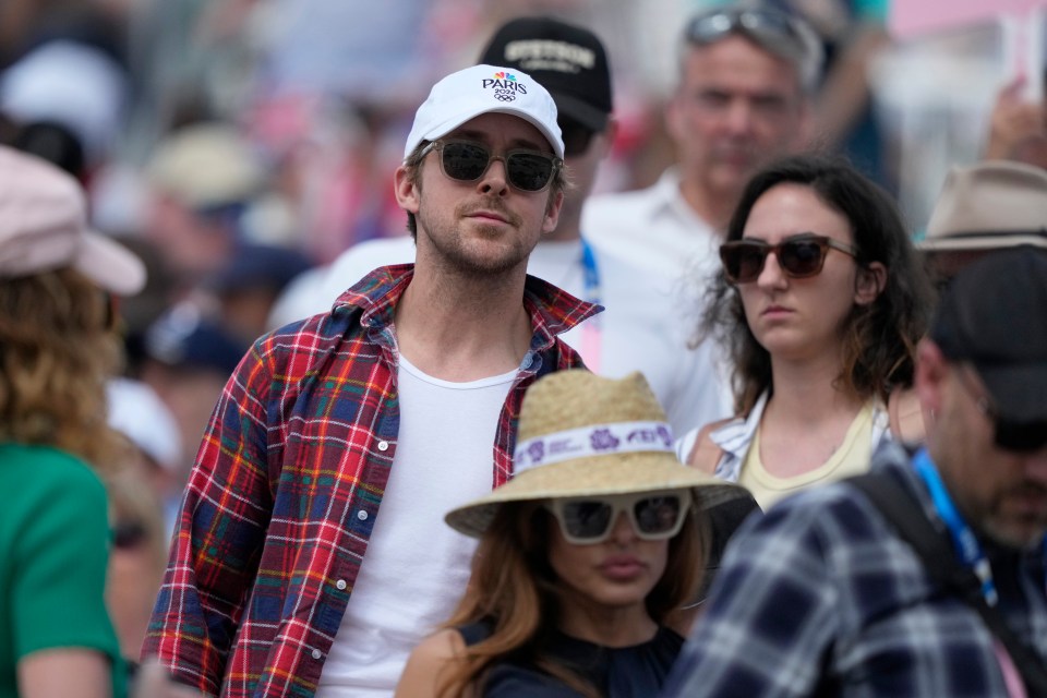 Meanwhile Ryan Gosling attended the dressage