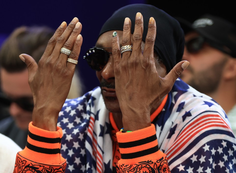 Snopp Dogg was pictured at another Olympic event early this morning