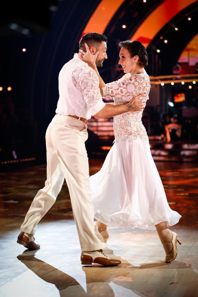 She was paired with Giovanni Pernice on Strictly