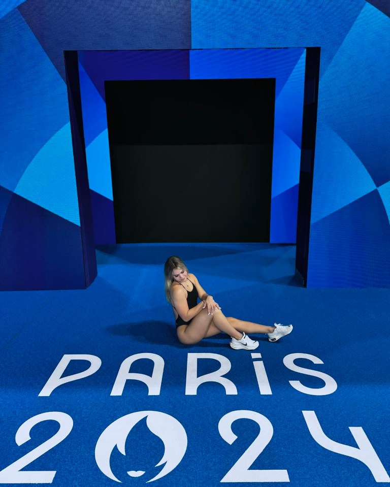 Luana Alonso of Paraguay at the Paris 2024 Olympics.
