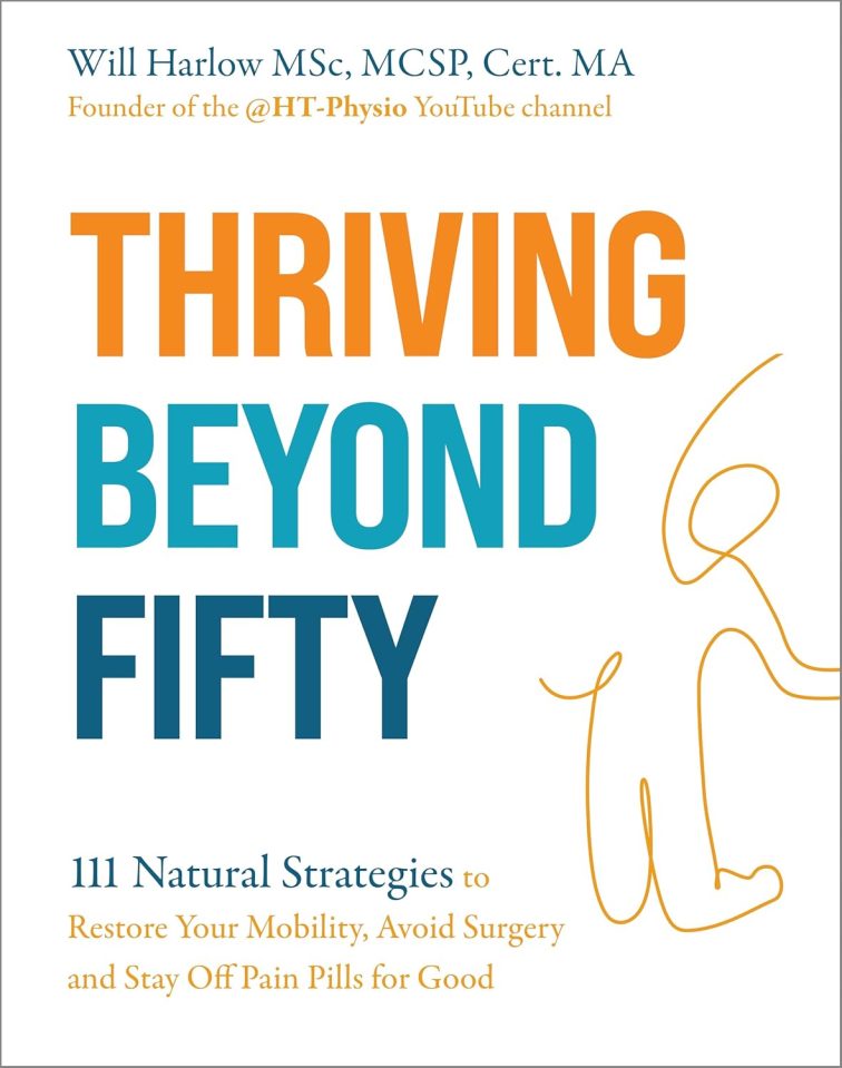 the cover of a book titled thriving beyond fifty