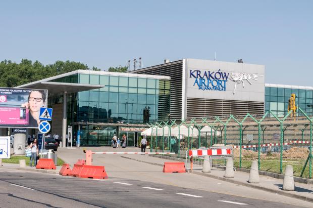 Krakow Airport terminal building.