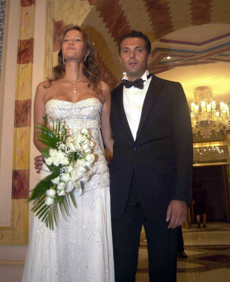 Lisa Van Goinga and Tarek Kautini at their wedding in Istanbul.