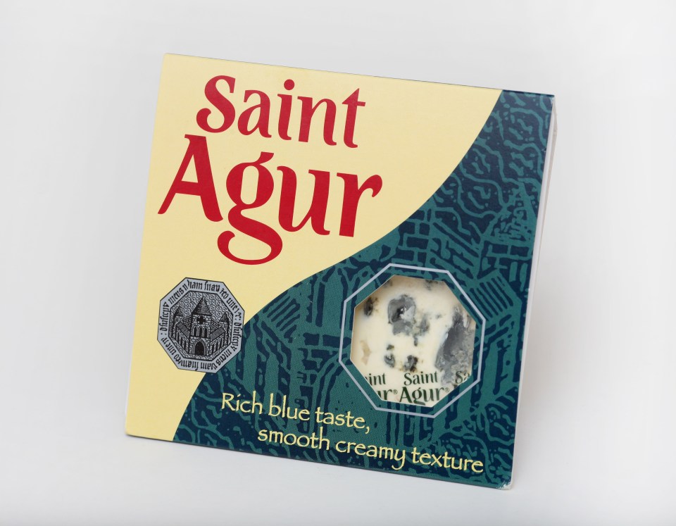 Saint Agur cheese package.