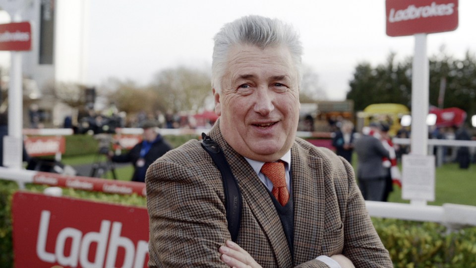 Paul Nicholls, horse racing trainer, at Kempton.