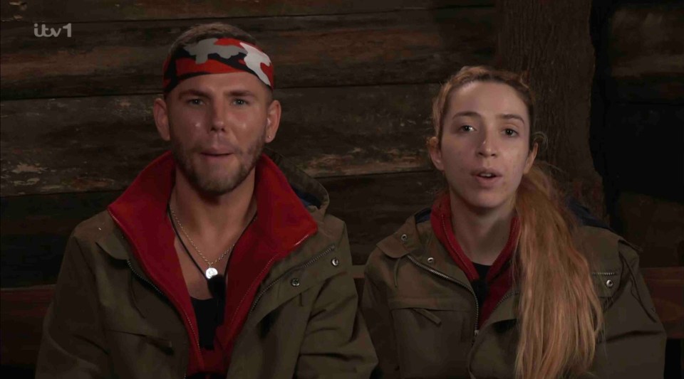 GK Barry and Dean McCullough, contestants on I'm A Celebrity...Get Me Out Of Here!, preparing for a bushtucker trial.