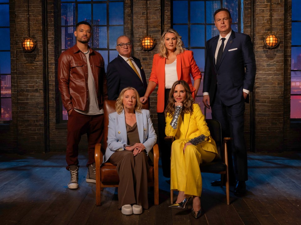 The Dragons' Den investors for series 22.