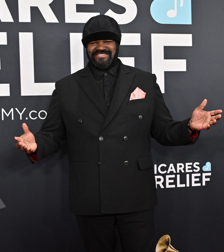 Gregory Porter at the 67th Grammy Awards.