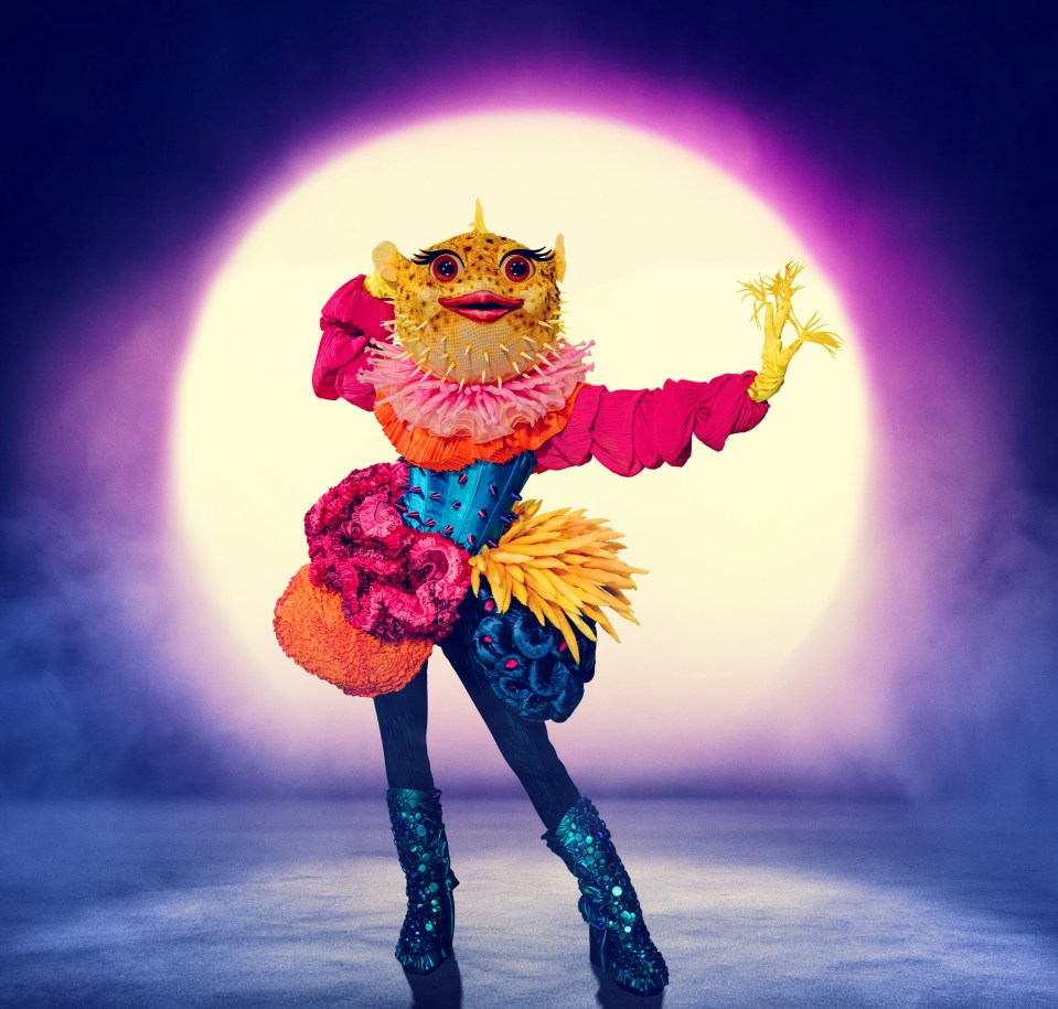 Puffership costume from The Masked Singer.